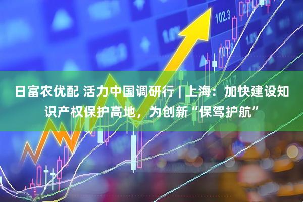 日富农优配 活力中国调研行 | 上海：加快建设知识产权保护高地，为创新“保驾护航”