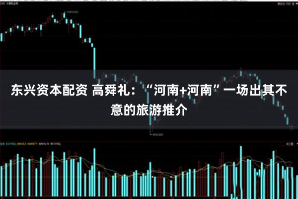 东兴资本配资 高舜礼：“河南+河南”一场出其不意的旅游推介