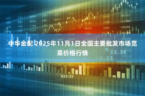 中华金配 2025年11月1日全国主要批发市场苋菜价格行情